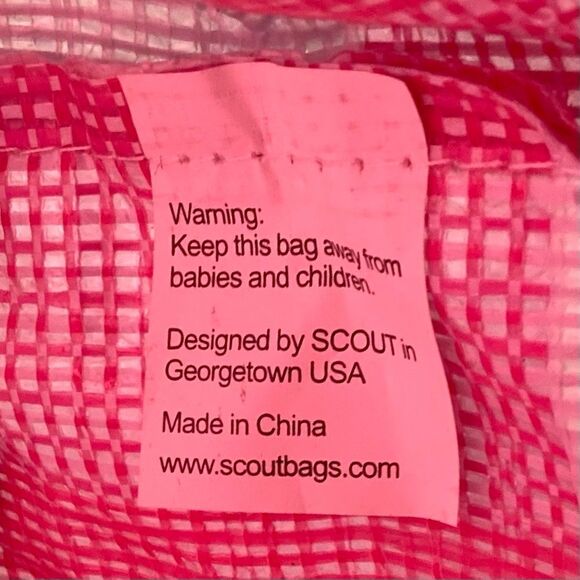 Scout Toteworthy Shoulder Bag Pink Checkerboard - Picture 8 of 11